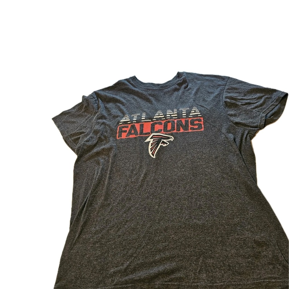 Atlanta Falcons Delta Soft Gray Graphic T-Shirt Mens Large NFL Football Tee